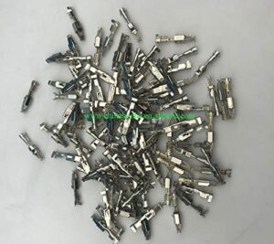 davitu cables, adapters & sockets - 100pcs crimp terminals contact pin for bosch jpt tyco socket housing connector plug for 18-20awg wire cable - (color name: 100pcs)