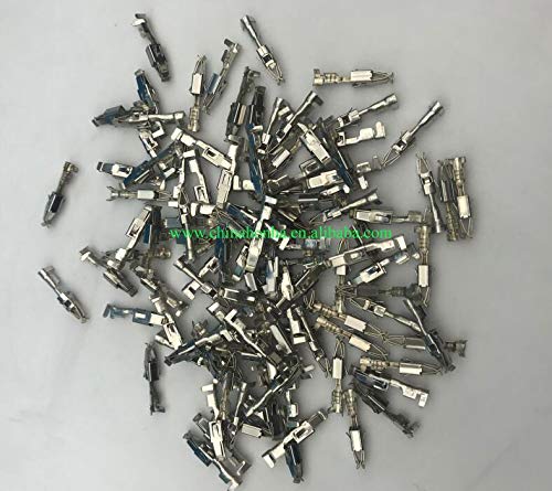 Davitu Cables, Adapters & Sockets - 100pcs Crimp Terminals Contact Pin For Bosch JPT tyco Socket Housing Connector Plug For 18-20AWG Wire Cable - (Color Name: 100pcs)