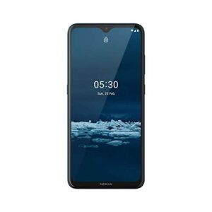 nokia 5.3 fully unlocked smartphone with 6.55" hd+ screen, ai-powered quad camera and android 10, cyan, 2020 (at&t/t-mobile/cricket/tracfone/simple mobile)