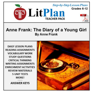 litplan novel unit teacher guide for anne frank: the diary of a young girl, with daily lesson plans, activities, study guide questions, quizzes & more! pdf