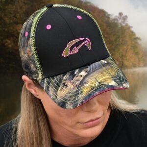 Fishouflage Walleye Womens Fishing Hat - Perfect Catch Camo Hat