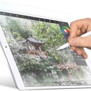 ELECOM Pencil-Feel Screen Protector Compatible with iPad Air 3 (10.5inch 2019), iPad Pro 10.5 (2017), Designed for Drawing, Japan-Made, Super Easy Installation *Smoothness 100*(TB-A19MFLAPLL-G)