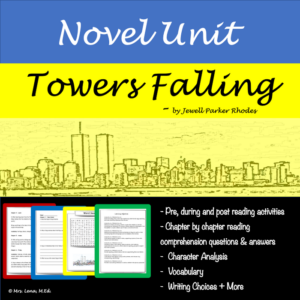 novel study unit: towers falling by jewell parker rhodes