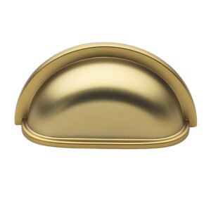 gliderite 3 in. center classic bin cup cabinet handle pulls, brass gold, pack of 10