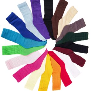 Picollo Slouch Socks Lightweight Size 9-11 (Rainbow, 6)