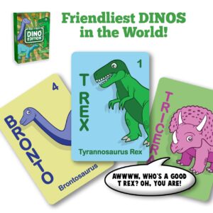 Wreathy Games® - Go Fish Dino Edition™ Card Game Deck - Ages 3 and up