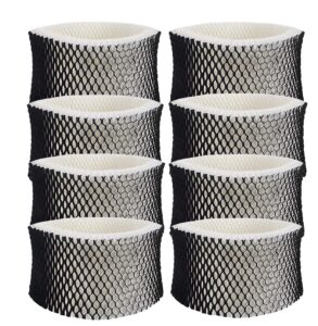 lxiyu 8-pack humidifier wicking filter compatible with holmes humidifier replacement filter hwf62 & hwf62cs, filter a