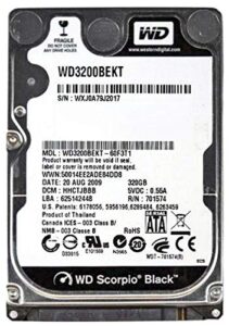 western digital wd3200bekt 320.0gb 7.2k sata 2.5 3gbps hard drive