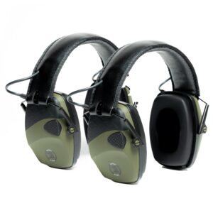 Osprey Global EM-OSP-82DB : Active Electronic Noise Cancelling Ear Muffs 82 Decibels (Shooting, industrial etc.)