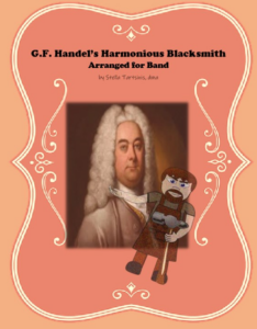 g. f. handel's harmonious blacksmith arranged for band