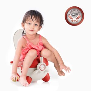 Airplane Kids Potty Training Seat for Boys & Girls Toddlers - Cute Baby Potty Chair Toilet by era biosmart technologies