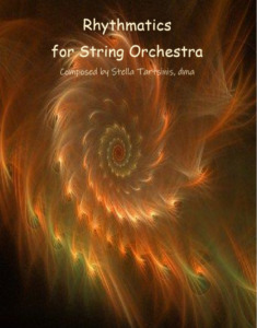 rhythmatics for string orchestra - composed by stella tartsinis-score and parts
