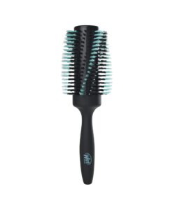 wet brush smooth and shine round brush - for fine to medium hair - a perfect blow out with less pain, effort and breakage - spiral bristle design creates smoother styles, 1.5" barrel