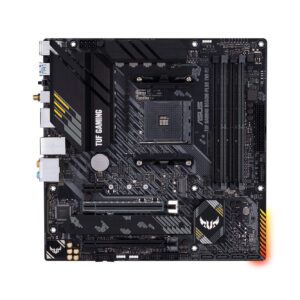 ASUS TUF Gaming B550M-PLUS (WiFi 6) AMD AM4 (3rd Gen Ryzen™) microATX Gaming Motherboard (PCIe 4.0, 2.5Gb LAN, BIOS Flashback, HDMI 2.1, USB 3.2 Gen 2, Addressable Gen 2 RGB Header and Aura Sync)