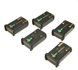 symbol pack of 5 x battery mc9000 series mc9050 mc9060 mc9090 mc9190 mc92n0 barcode scanner 82-111734-01-7.4v 2400mah