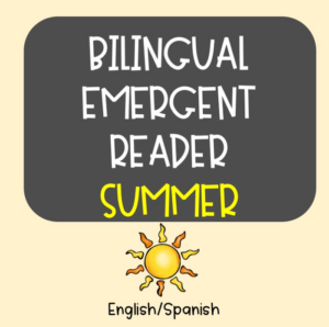 emergent reader summer: bilingual