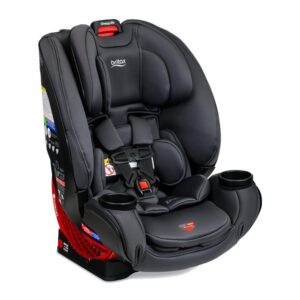 britax one4life clicktight all-in-one car seat – 10 years of use – infant, convertible, booster – 5 to 120 pounds, cool flow moisture wicking fabric, cool n dry charcoal [amazon exclusive]