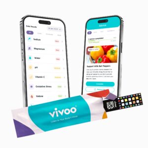 vivoo | the #1 urine test strips & keto strips with app | advanced home tracking for nutrition, ketones, hydration, ph, and more | 1 month / 4 tests