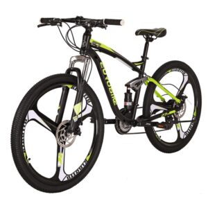 eurobike mountain bike men 27.5 adult 18 inch frame 3 spoke wheel (yellow)