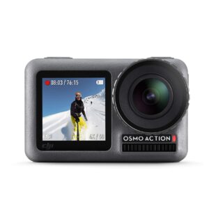 DJI Osmo Action - 4K Action Cam 12MP Digital Camera and Osmo Charging Kit (3 Batteries Total with Triple Charger)