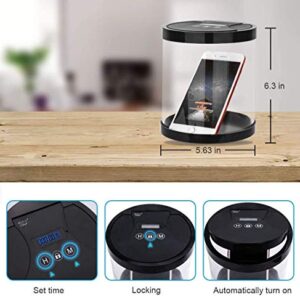 Timer Lock Container,Multi-Function Phone Time Lock Box, to Prevent Dependence on Smartphone ,Ideal for Quitting Smoking, Wine, Candy, Excessive Playing of Smartphones and Games