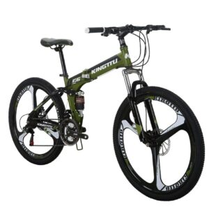 mountain bike 26 inch for adults men and women foldable off road bicycle g6(green)