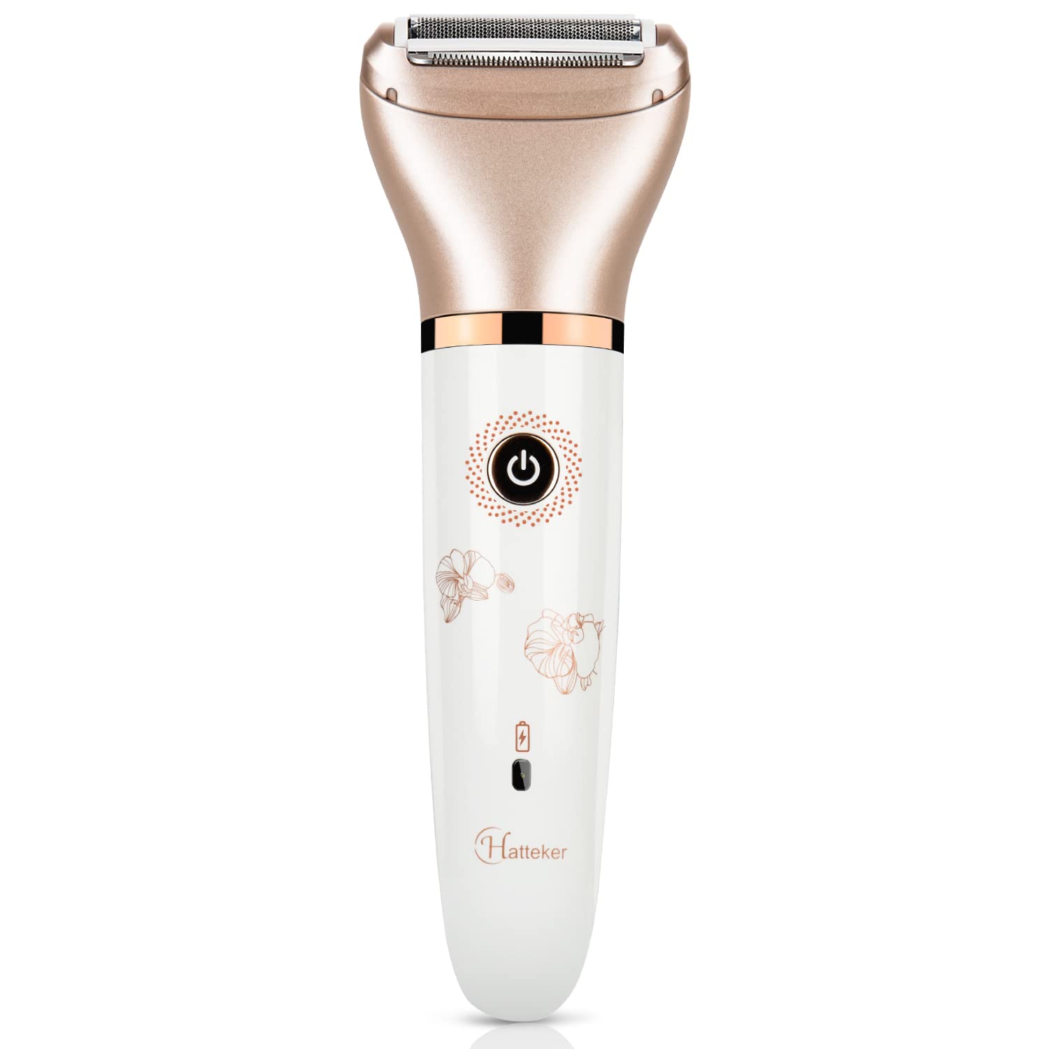 Electric Razor for Women - Painless 2-in-1 Women Shaver Hair Remover for Face, Legs and Underarm, Portable Waterproof Bikini Trimmer Wet and Dry Cordless Lady Hair Removal - Micro USB Recharge