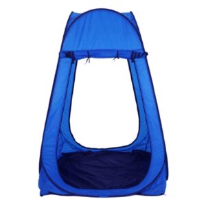 Sports Shelter Weather Tent Single Person Portable Pop Up Tent Pods Outdoor Rainproof & Windproof Double Doors for Watching Sport Events, Camping, Hiking, Fishing, Beach Tents Canopy