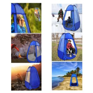 Sports Shelter Weather Tent Single Person Portable Pop Up Tent Pods Outdoor Rainproof & Windproof Double Doors for Watching Sport Events, Camping, Hiking, Fishing, Beach Tents Canopy