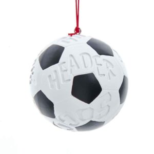 hollow soccer ball ornament