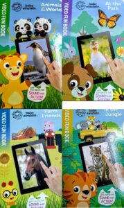 dreamtivity baby einstein video fun board books, 4-book set