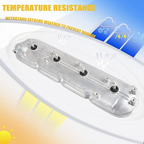 RANSOTO Engine Valve Cover Compatible with 1999-2008 Escalade Chevrolet Silverado Express Suburban Tahoe Avalanche Trailblazer Crovette Camaro GMC Sierra Yukon Driver Side Replace 12570427 264-965