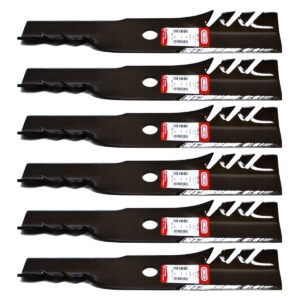 oregon 6pk 596-321 g5 gator mulching blades replacement for exmark toro 103-6401 103-6381 103-6391 103-6396 103-6460 103-8251