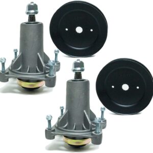 EPR 2PK Spindle Pulley Kit for Husqvarna 42 46 Inch Deck 2146XLS 2246LS 2346XLS LT1942 RZ4216 532195945 187292