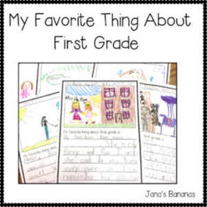 my favorite thing about first grade