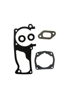enginerun chainsaw gasket oil seals kit – crankcase cylinder muffler exhaust gasket and oil seal set compatible with husqvarna 357 357xp 359 oem 503978501 503 97 85-01