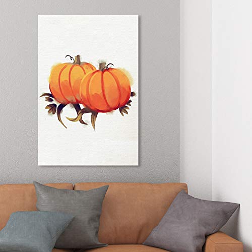 Wynwood Studio Food and Cuisine Wall Art Canvas Prints 'Pumpkiny' Vegetables Home Décor, 24" x 36"