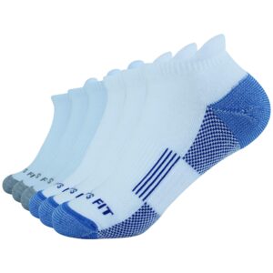rifix womens ankle running socks,cotton low cut athletic socks,no show sports socks(6p mix-color2)