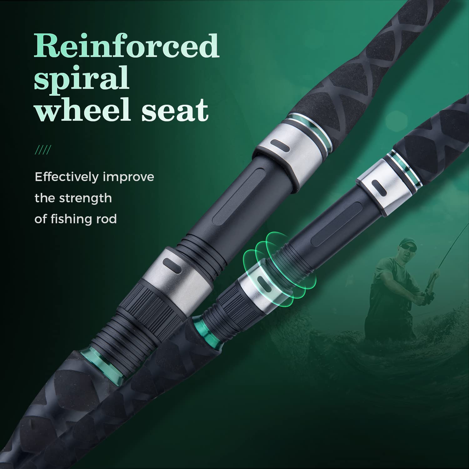 BERRYPRO Surf Spinning Rod IM8 Carbon Surf Fishing Rod (9'/10'/10'6''/11'/12'/13'3'') (13'3''-3pc)