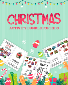 christmas activity bundle for kids