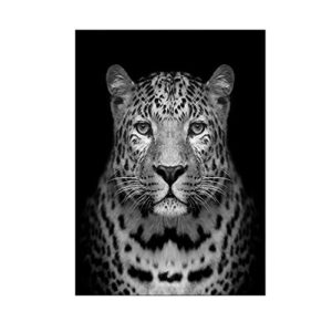 Black and White Animal Painting the Lion & Giraffe & Cheetah Cafe home, office, decoration painting ,wall painting Wall Art Pictures Wall Decor Wall Art Poster Set of 3（11.8"X15.75"）【No Frame】