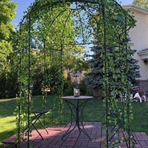 84FT Artificial Vines with Leaves Fake Ivy Foliage Flowers Hanging Garland 12PCS Individual Strands Artificial Tropical Leaves,Home Party Wall Garden Wedding Decors Indoor Outdoor