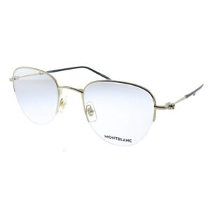 mont blanc mb0129o gold 52/23/145 men eyewear frame