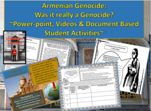 armenian genocide | power-point, video & document based activity | distance learning