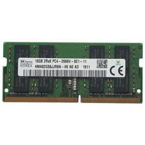 SK HYNIX 16GB 2RX8 DDR4 SO-DIMM PC4-21300 2666MHZ Memory Module HMA82GS6JJR8N-VK