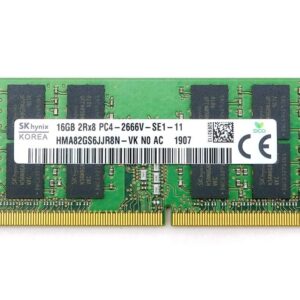 SK HYNIX 16GB 2RX8 DDR4 SO-DIMM PC4-21300 2666MHZ Memory Module HMA82GS6JJR8N-VK