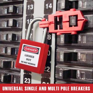 Circuit Breaker Lockout Device 20 PCS Universal Single and Multi Pole Breakers Lockout