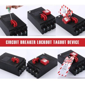 Circuit Breaker Lockout Device 20 PCS Universal Single and Multi Pole Breakers Lockout