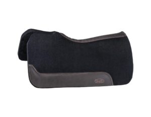 tough 1 contour felt cutback saddle pad black