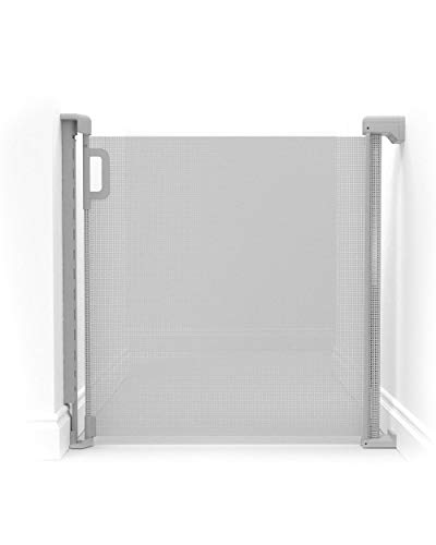 Skip Hop Retractable Mesh Baby Gate, Playview 52-Inch, Grey (Discontinued by Manufacturer)